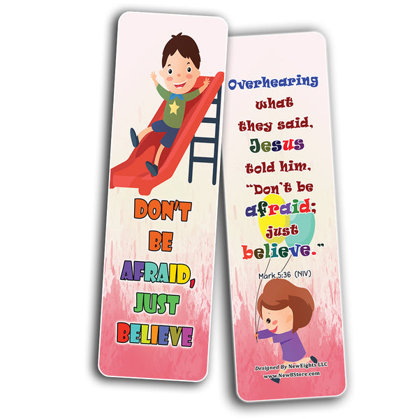 Fear Not Memory Verse Bookmarks (60-Pack) - Perfect Giveaways for Sunday School, VBS and Children's Ministry