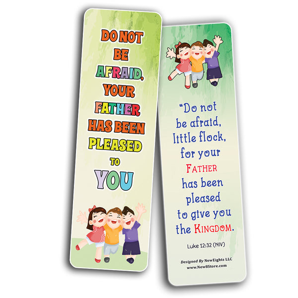 Fear Not Memory Verse Bookmarks (30-Pack) - Daily Memory Verses For Children