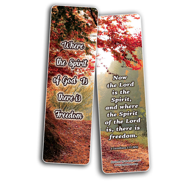 The Goodness of Freedom Bible Bookmarks (60-Pack) - Perfect Giftaway for Sunday School and Ministries
