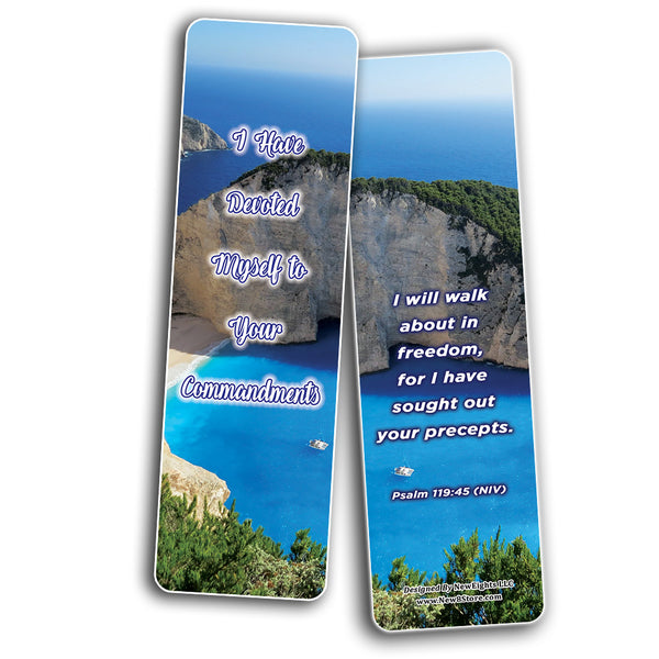 The Goodness of Freedom Bible Bookmarks (60-Pack) - Perfect Giftaway for Sunday School and Ministries
