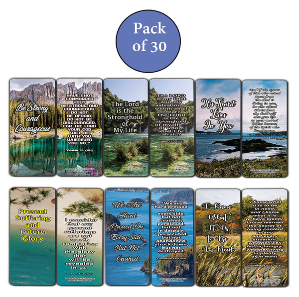 Defeating the Giants in Your Life Bible Bookmarks (30-Pack) - Handy Reminder About Defeating the Giants of our Lives