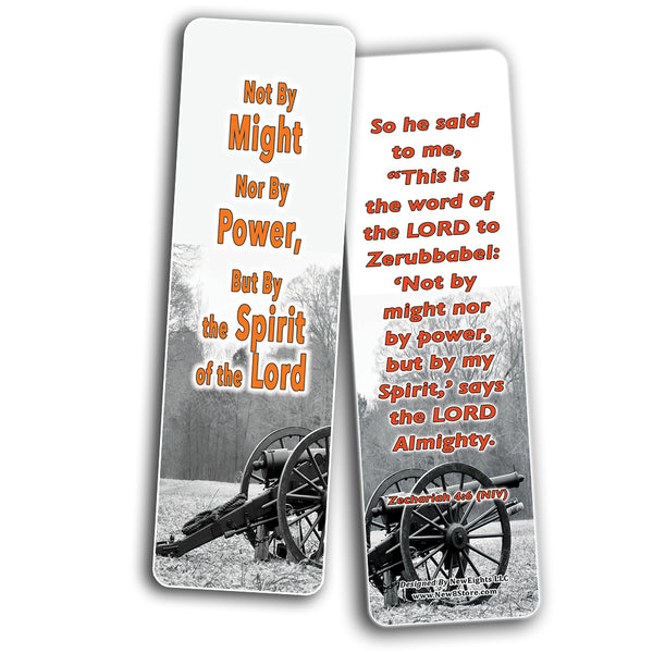 Spiritual Warfare Scriptures: Help for Facing Life's Battles Bible Bookmarks (60-Pack) - Perfect Giftaway for Sunday School and Ministries - Reverence Bible Texts VBS Sunday School Easter Baptism Gift