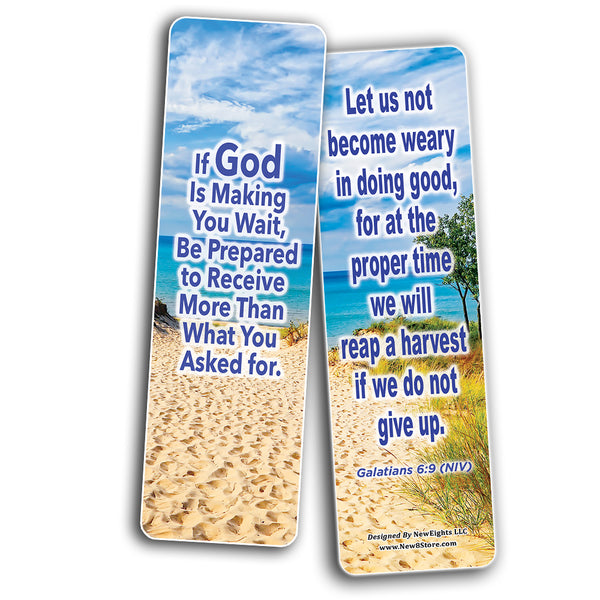Your Journey to God Bible Bookmarks (30-Pack) - Stocking Stuffers Devotional Bible Study - Church Ministry Supplies Teacher Classroom Incentive Gifts