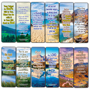 Your Journey to God Bible Bookmarks (60-Pack) - VBS Sunday School Easter Baptism Thanksgiving Christmas Rewards Encouragement Motivational Gift