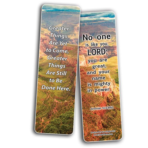 There Is None Like You Lord Bible Bookmarks (30-Pack) - Stocking Stuffers Adoration Devotional Bible Study - Church Ministry Supplies Classroom Teacher Incentive Gift Giveaways