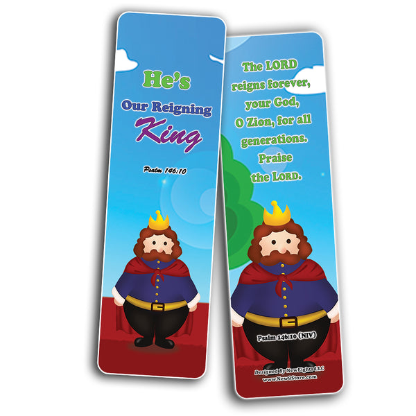 NewEights Jesus Throughout the Bible Bookmarks Series 2 (30-Pack) - Stocking Stuffers Adoration Devotional Bible Study - Christian Ministry Supplies Classroom Teacher Incentive Gifts Giveaways