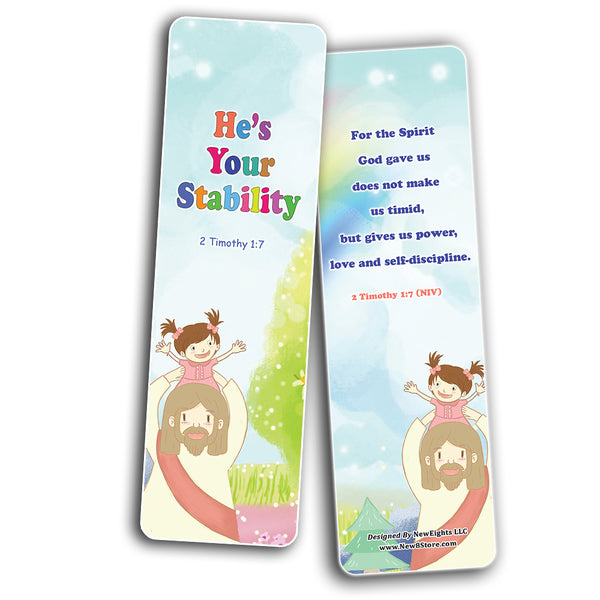 NewEights Jesus Throughout the Bible Bookmarks Series 8 (30-Pack) - Stocking Stuffers Church Ministry - Bible Study Church Supplies Teacher Classroom Incentive Gifts
