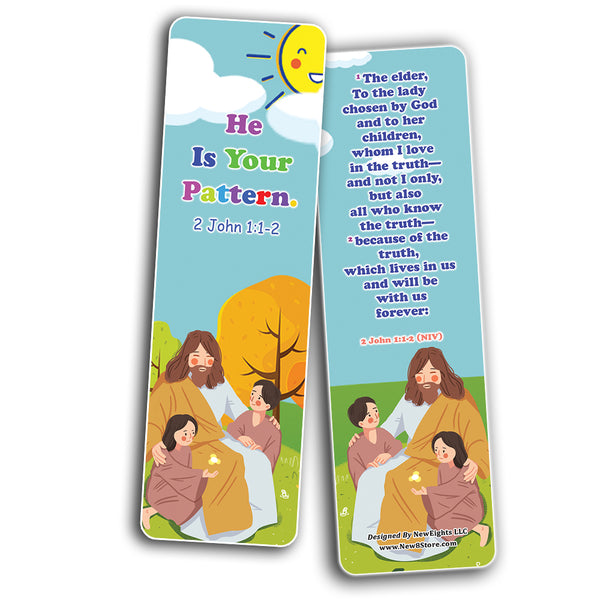 NewEights Jesus Throughout the Bible Bookmarks Series 10 (30-Pack) - Reverence Bible Texts VBS Sunday School Easter Baptism Thanksgiving Christmas Rewards Encouragement Motivational Gift