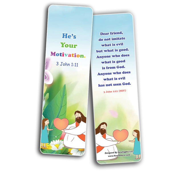 NewEights Jesus Throughout the Bible Bookmarks Series 10 (30-Pack) - Reverence Bible Texts VBS Sunday School Easter Baptism Thanksgiving Christmas Rewards Encouragement Motivational Gift