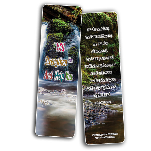 NewEights Bible Verses to Help Us Worship through the Storm Bookmarks (30-Pack) - Scriptures Sunday School Church Memory Verse Sunday School Rewards - Christian Stocking Stuffers Party Gifts Assorted