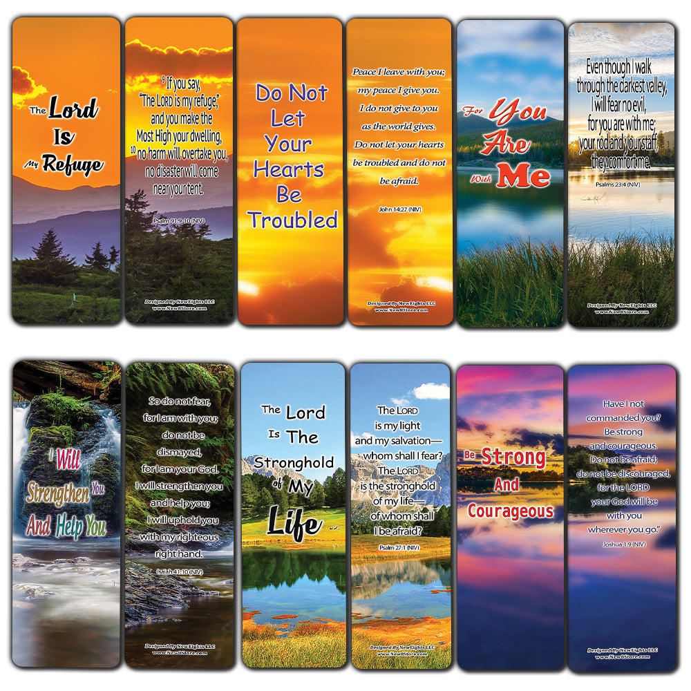 NewEights Bible Verses to Help Us Worship through the Storm Bookmarks (30-Pack) - Scriptures Sunday School Church Memory Verse Sunday School Rewards - Christian Stocking Stuffers Party Gifts Assorted