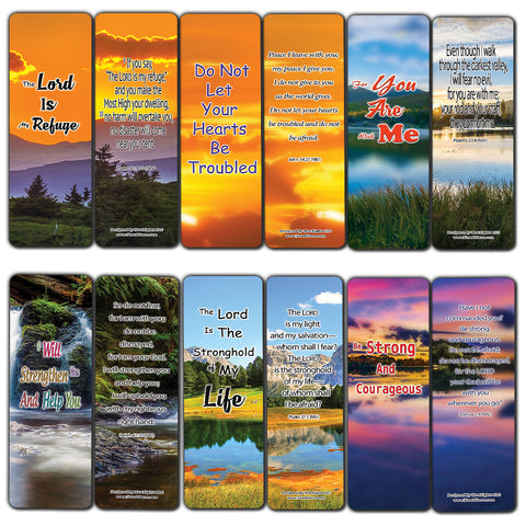 NewEights Bible Verses to Help Us Worship through the Storm Bookmarks (60-Pack) - Christian Stocking Stuffers Encouragement - Church Ministry Bible Study Sunday School Supplies Teacher Classroom Gifts