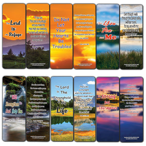 NewEights Bible Verses to Help Us Worship through the Storm Bookmarks (30-Pack) - Scriptures Sunday School Church Memory Verse Sunday School Rewards - Christian Stocking Stuffers Party Gifts Assorted