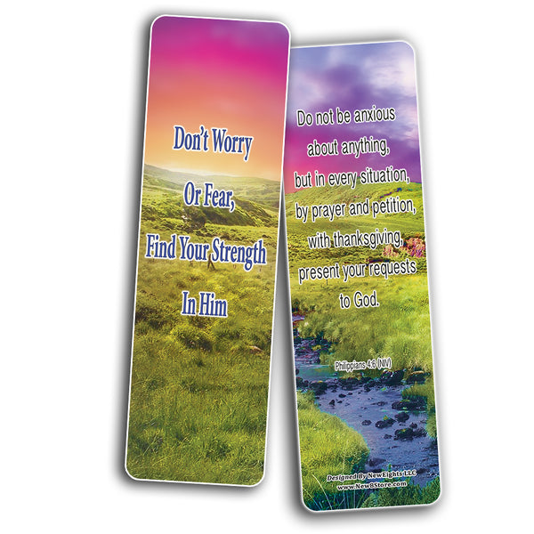 Having Strength During Hard Times Bible Bookmarks (30-Pack) - Reverence Bible Texts Sunday School Easter Baptism Thanksgiving Christmas Rewards Encouragement Motivational Gift