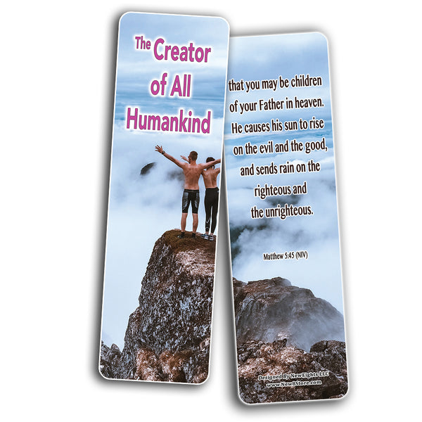 NewEights The Creator of Your Life Bible Bookmarks (30-Pack) - Scriptures Sunday School Church Memory Verse Sunday School Rewards - Christian Stocking Stuffers Birthday Party Gifts Assorted Bulk Pack