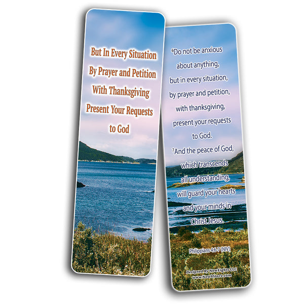 NewEights My God Is Stronger Than My Problems Bible Bookmarks (60-Pack) - Sunday School Easter Baptism Thanksgiving Christmas Rewards Encouragement Gift
