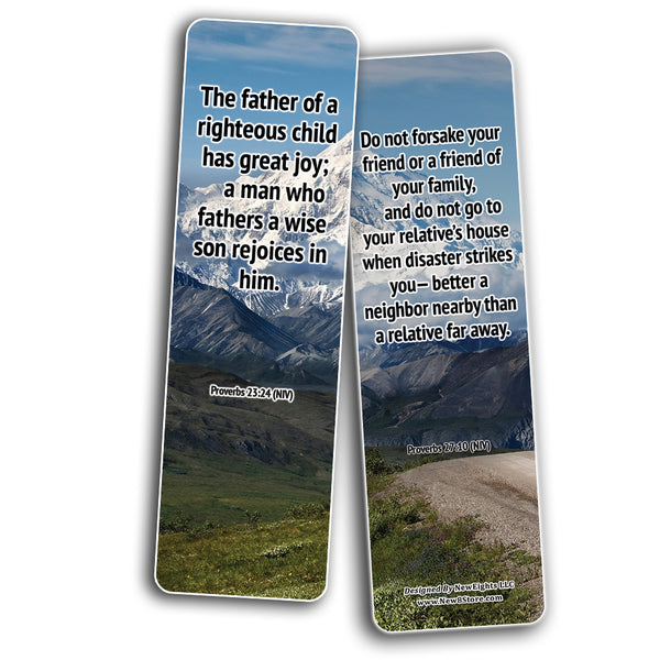 Create The Family You Always Wanted Bible Bookmarks (30-Pack) - Stocking Stuffers Devotional Bible Study - Church Ministry Supplies Teacher Classroom Incentive Gifts