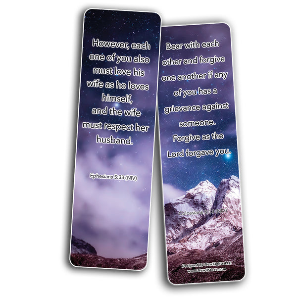 Create The Family You Always Wanted Bible Bookmarks (60-Pack) - VBS Sunday School Easter Baptism - Thanksgiving Christmas Rewards Encouragement Motivational Gift
