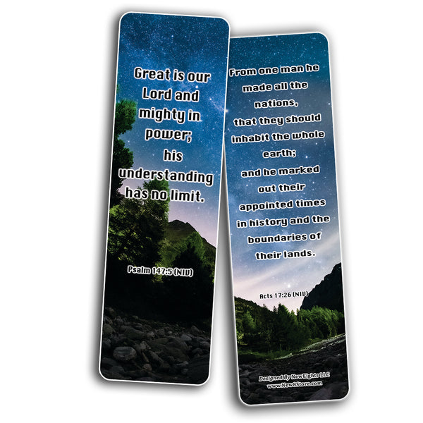 Knowing Your Limitations Bible Bookmarks (60-Pack) - Christian Stocking Stuffers Encouragement - Church Ministry Bible Study Sunday School Supplies Teacher Classroom Incentive Gifts