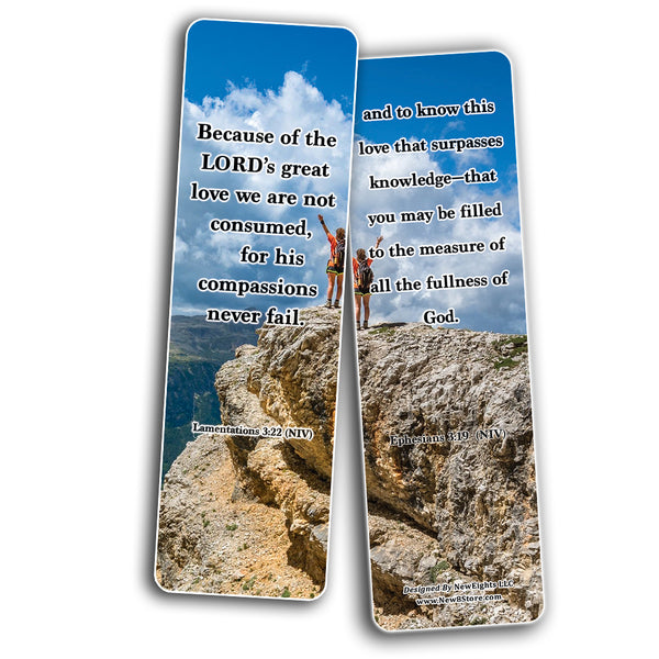 Knowing Your Limitations Bible Bookmarks (60-Pack) - Christian Stocking Stuffers Encouragement - Church Ministry Bible Study Sunday School Supplies Teacher Classroom Incentive Gifts