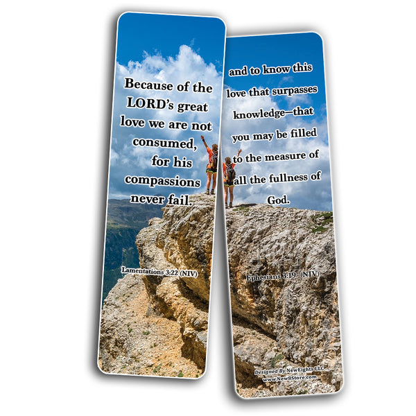 Knowing Your Limitations Bible Bookmarks (30-Pack) - Scriptures VBS Sunday School Church Memory Verse Sunday School Rewards - Christian Stocking Stuffers Birthday Party Gifts Assorted Bulk Pack