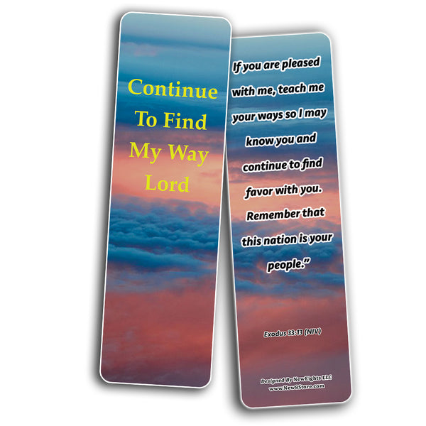 Have Your Way Lord Bible Bookmarks (30-Pack) - Sunday School Easter Baptism - Thanksgiving Christmas Rewards Encouragement Gift Motivational Cards Scriptures