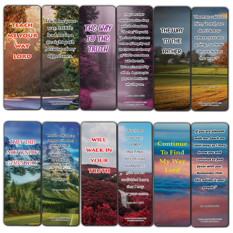 Have Your Way Lord Bible Bookmarks (60-Pack) - Church Memory Verse Verse Sunday School Rewards Scriptures - Christian Stocking Stuffers Birthday Party Favors Assorted Bulk Pack