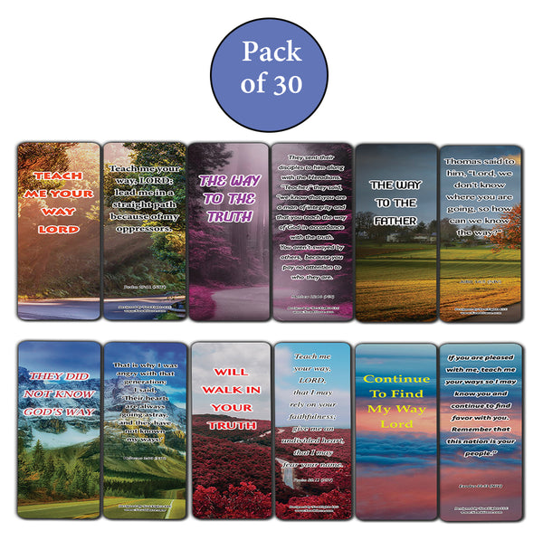 Have Your Way Lord Bible Bookmarks (30-Pack) - Sunday School Easter Baptism - Thanksgiving Christmas Rewards Encouragement Gift Motivational Cards Scriptures