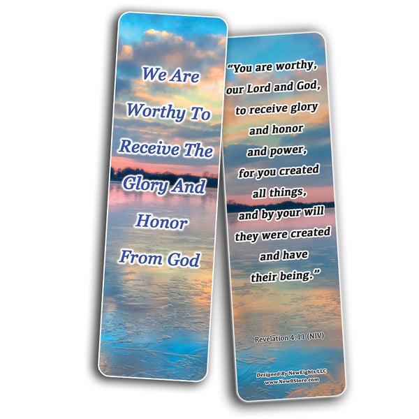 God Knows The Best For You Bible Bookmarks (30-Pack) - Scriptures Sunday School Church Memory Verse Sunday School Rewards - Christian Stocking Stuffers Birthday Party Gifts Assorted Bulk Pack