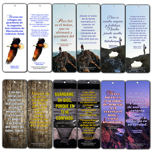Spanish 12 Powerful Scriptures for Protection and Safety - RVR1960 (60-Pack)