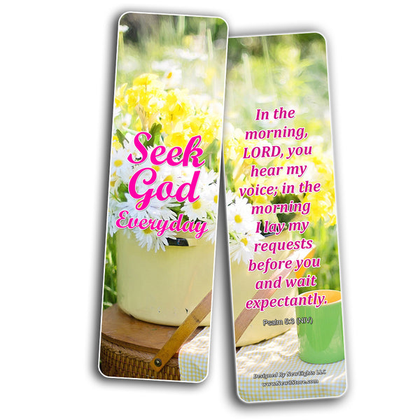 Good Morning Devotional Scriptures From Bible Bookmarks (60-Pack)