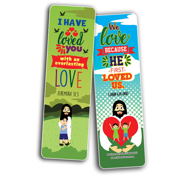You are Loved Bible Verse Bookmarks