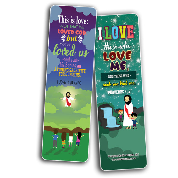 You are Loved Bible Verse Bookmarks