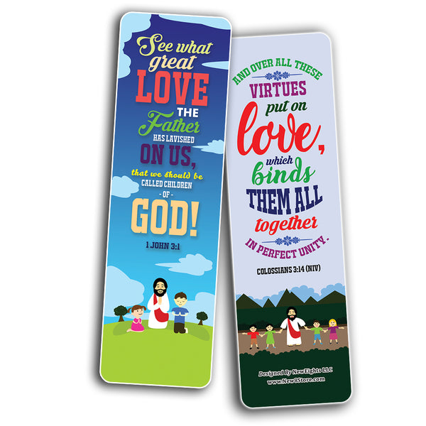 You are Loved Bible Verse Bookmarks