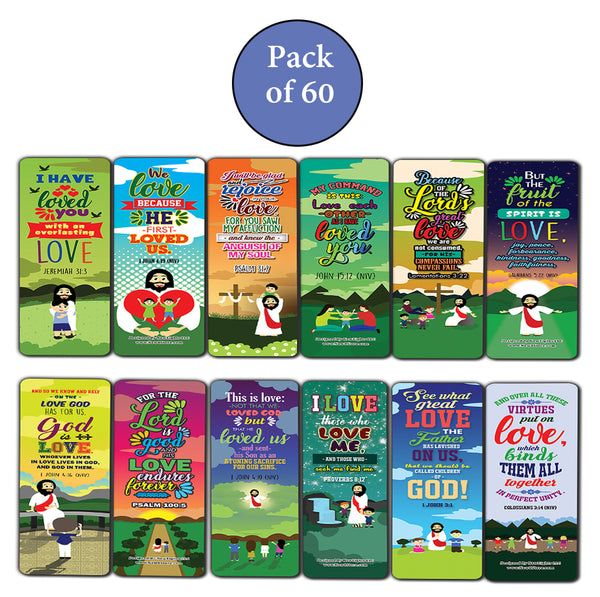 You are Loved Bible Verse Bookmarks