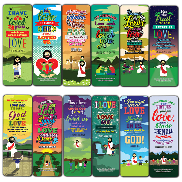 You are Loved Bible Verse Bookmarks