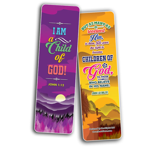 I AM Daily Declaration for Christian Bookmarks NKJV Series 1