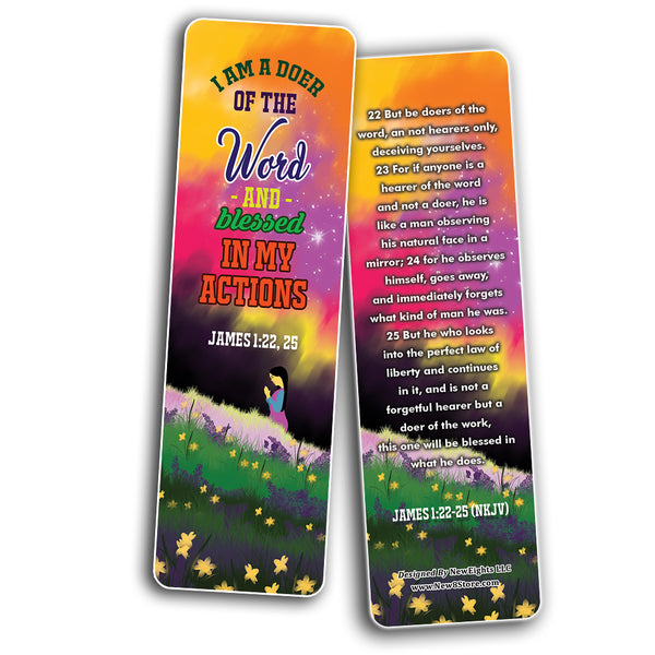I AM Daily Declaration for Christian Bookmarks NKJV Series 3