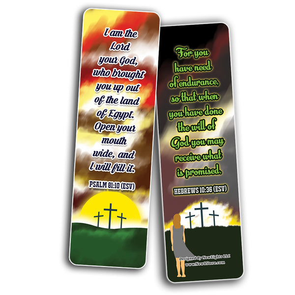 God will Provide Bible Verses Bookmarks Cards (12-Pack)