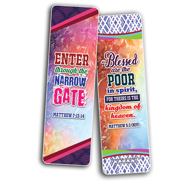 Enter to the Kingdom of God Bible Verses Bookmarks Cards