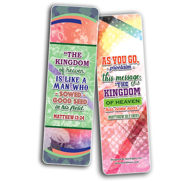 Enter to the Kingdom of God Bible Verses Bookmarks Cards