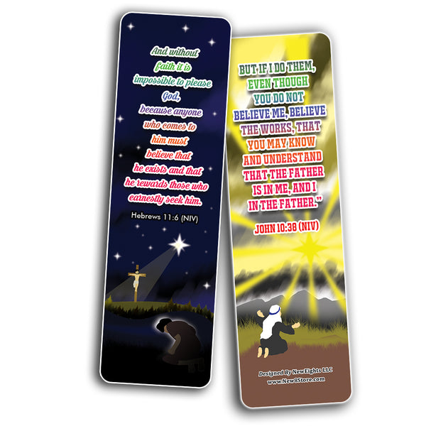 I believe in You Bible Verses Bookmarks Cards