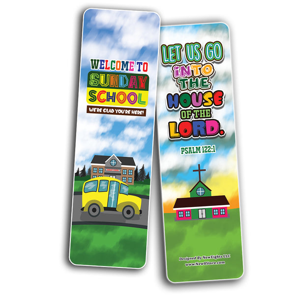 Welcome to Sunday School Bookmarks Cards Series 2