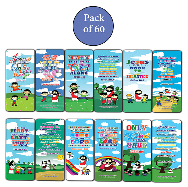 Jesus is the Way KJV Bookmarks Cards for Kids (12-Pack)