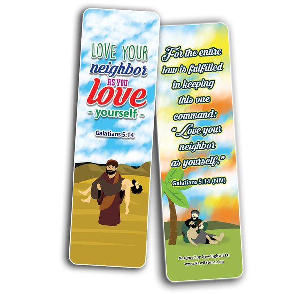 The Good Samaritan Christian Bookmarks Cards