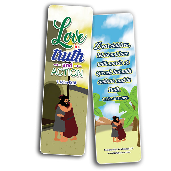 The Good Samaritan Christian Bookmarks Cards