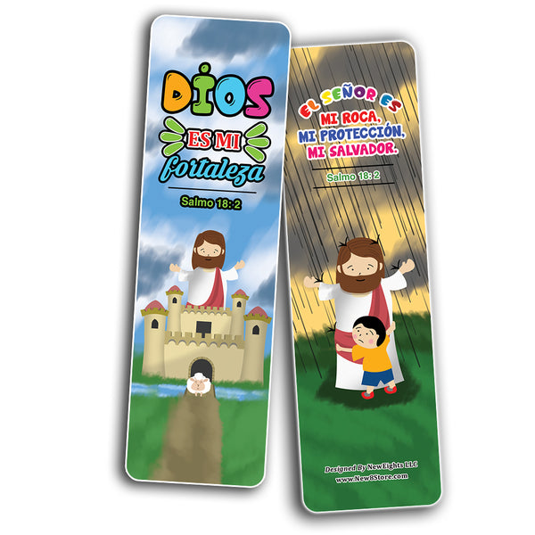 Spanish Knowing God Christian Bookmarks Cards