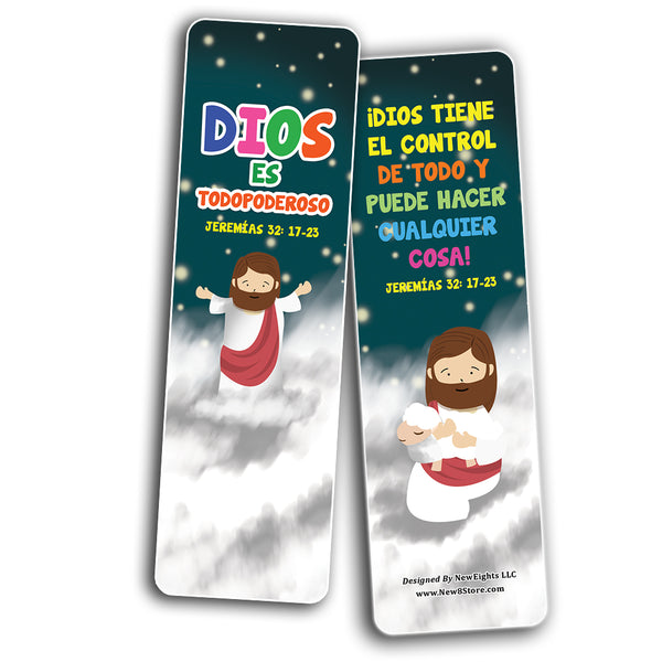 Spanish Knowing God Christian Bookmarks Cards