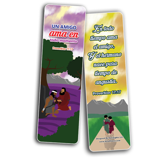 Spanish The Good Samaritan Christian Bookmarks Cards