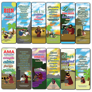 Spanish The Good Samaritan Christian Bookmarks Cards